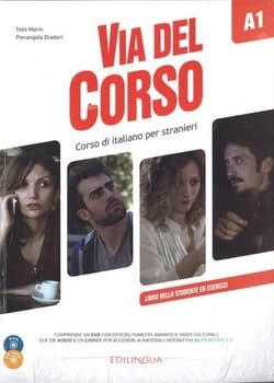 Via del Corso A1 podręcznik + 2CD + DVD EDILINGUA -  Marin Telis,  Diadori Pierangela