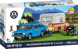 Volkswagen Passat B1 z przyczepą kempingową