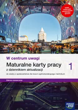 W centrum uwagi 1 Maturalne karty pracy z dziennikiem aktualizacji Zakres rozszerzony Liceum Technikum - Barbara Furman, Kowalczyk Włodzimierz K., Panimasz Katarzyna