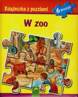 W zoo Książeczka z puzzlami 6 puzzli