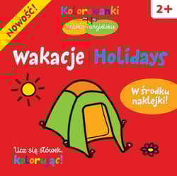 Wakacje. Kolorowanki polsko-angielskie z naklejkami