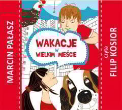 Wakacje w wielkim mieście audiobook - Marcin Pałasz