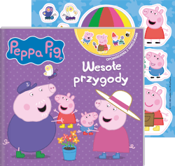 Wakacyjne przygody. Świnka Peppa. Opowiadania z naklejkami - Praca zbiorowa