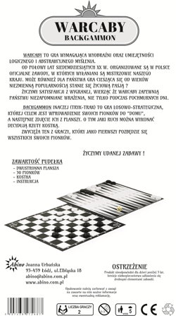 Galeria - zdjęcie nr. 2 - Warcaby Backgammon