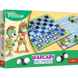 Warcaby Młynek Rodzina Treflików