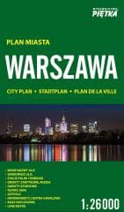 Warszawa 1:26 000 plan miasta PIĘTKA - Opracowanie Zbiorowe