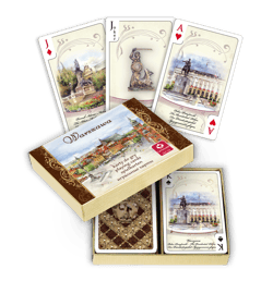 Warszawa Akwarele talia 55 listków