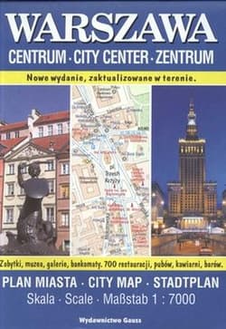 Warszawa Centrum. Plan miasta 1:7000 wyd. 7 - Opracowanie Zbiorowe