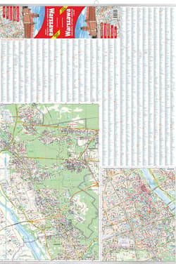 Galeria - zdjęcie nr. 3 - Warszawa. Mapa ścienna 1:28 000