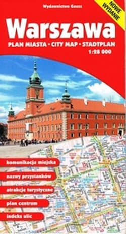 Warszawa. Plan miasta 1:28 000