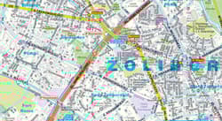 Galeria - zdjęcie nr. 2 - Warszawa plan miasta 1:29 000 laminat