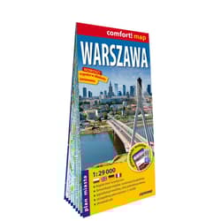 Warszawa plan miasta 1:29 000 laminat - Opracowanie Zbiorowe
