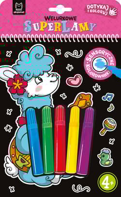 Welurkowe superlamy. Dotykaj i koloruj - Agata Kaczyńska