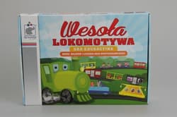 Wesoła lokomotywa Gra planszowa GRA EDUKACYJNA WESOŁA LOKOMOTYWA