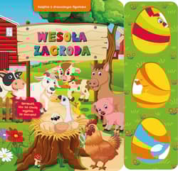 Wesoła zagroda. Książka z drewnianymi figurkami - Paulina Płatkowska, Moraszczyk Joanna