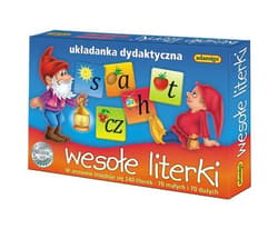 Wesołe literki układanka dydaktyczna