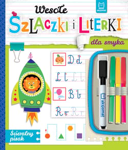 Wesołe szlaczki i literki dla smyka Ścieralny pisak - Anna Podgórska