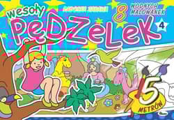 Wesoły pędzelek 4 Radosna zabawa 8 wodnych malowanek