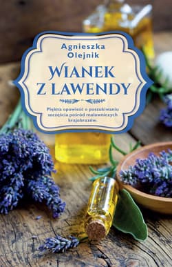 Wianek z lawendy Wielkie Litery - Agnieszka Olejnik