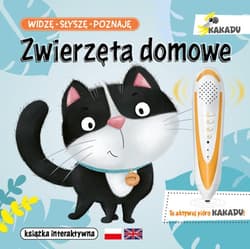 Widzę słyszę poznaję Zwierzęta domowe Książka interaktywna - Agnieszka Matz