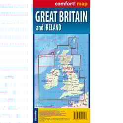 Galeria - zdjęcie nr. 2 - Wielka Brytania i Irlandia Great Britain and Ireland laminowana mapa samochodowo-turystyczna 1:950 000