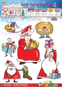 Wielka kolorowanka świąteczna
