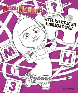 Wielka Księga Łamigłówek Masza i Niedźwiedź - Adrianna Zabrzewska