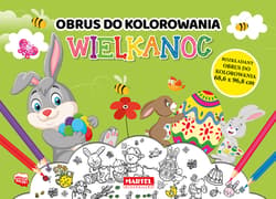 Wielkanoc obrus do kolorowania - Adamska-Rzepka Aleksandra