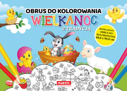 Wielkanoc z tradycją - obrus do kolorowania - Adamska-Rzepka Aleksandra