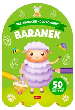 Wielkanocne kolorowanki Baranek - Opracowanie Zbiorowe