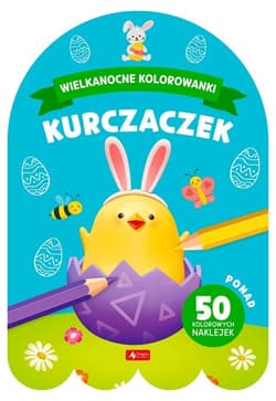 Wielkanocne kolorowanki Kurczaczek