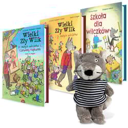 Wielki zły wilk zestaw książeczek - Naumann-Villemin Christine, Draper David B.