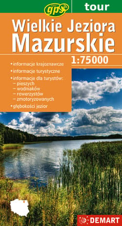 Wielkie Jeziora Mazurskie 1:75 000 - Opracowanie Zbiorowe