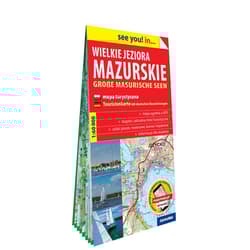 Wielkie Jeziora Mazurskie mapa turystyczna 1:60 000 papier 2021 - Opracowanie Zbiorowe