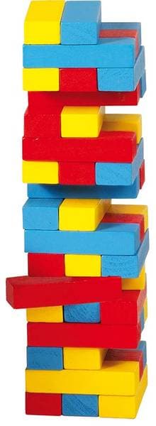 Wieża Jenga mała kolorowa