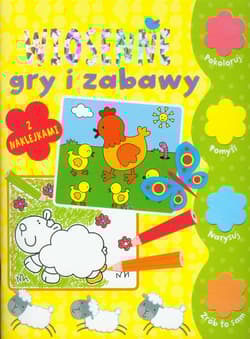 Wiosenne gry i zabawy z naklejkami