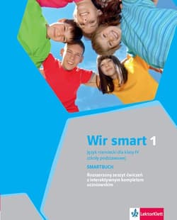 Wir Smart 1 Język niemiecki dla klasy 4 Smartbuch Rozszerzony zeszyt ćwiczeń z interaktywnym kompletem uczniowskim Szkoła podstawowa - Kania Barbara
