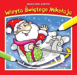 Wizyta Świętego Mikołaja Magiczne kartki
