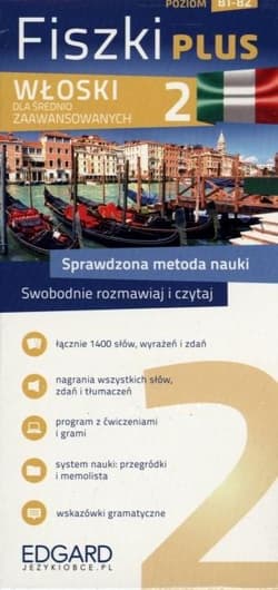 Włoski Fiszki PLUS dla średnio zaawansowanych 2 - Praca zbiorowa
