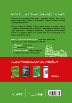 Galeria - zdjęcie nr. 2 - Włoski. Krzyżówki dla początkujących. Poziom A1–A2