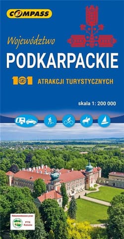 Województwo podkarpackie 101 atrakcji turystycznych 1:200 000 - Praca zbiorowa