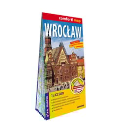 Wrocław plan miasta 1:22 500 laminat 2026 - Opracowanie Zbiorowe