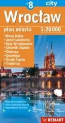 Wrocław plus 8 - plan miasta - Praca zbiorowa