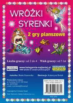 Wróżki. Syrenki. 2 gry planszowe - Agnieszka Figat-Jeziorska