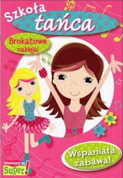Wspaniała zabawa Szkoła tańca Brokatowe naklejki
