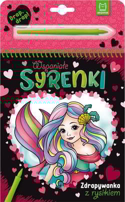 Wspaniałe syrenki Zdrapywanka z rysikiem