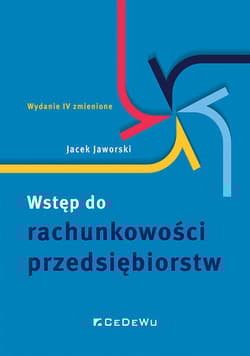 Wstęp do rachunkowości przedsiębiorstw - Jaworski Jacek