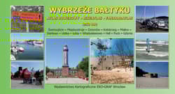 Wybrzeże Bałtyku 1:50 000 atlas rowerowy trasa  R10, R13
