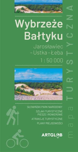 Wybrzeże Bałtyku Jarosławiec - Ustka - Łeba 1:50 000 - Opracowanie Zbiorowe