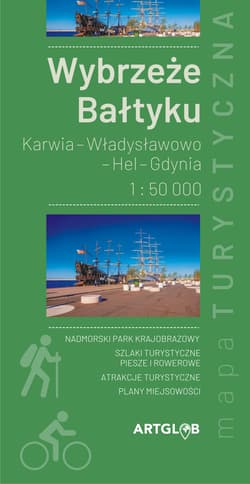 Wybrzeże Bałtyku Karwia - Władysławowo - Hel - Gdynia 1:50 000